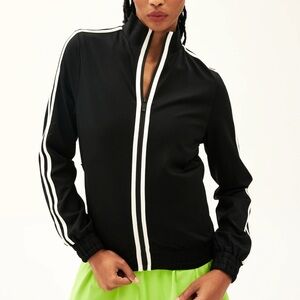 NWOT SPLITS59 Fox track jacket in black and white